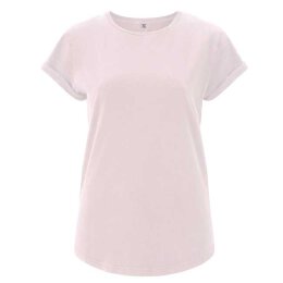 Continental/ Earthpositive - EP16 - Organic Womens Rolled Up Sleeve - Light Pink