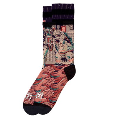 American Socks - Godzilla - Socken - Signature - Mid High L - XL / 42-46