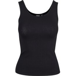 Urban Classics Curvy - TB1907 - Ladies 2-Pack Basic Stretch Top black XXL