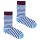 Kabak - Socken - Classic Stripes - Navy Blue + White 42-46