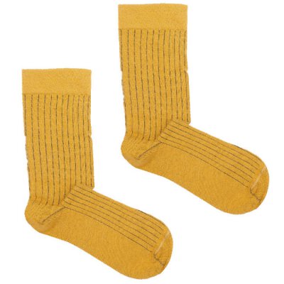 Kabak - Socken - Classic Ribbed - Mustard 36-41