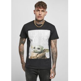 Baby Yoda - This Is My Good Side - T-Shirt - black