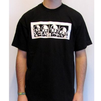 Drooker - Gasmasks - T-Shirt - black L