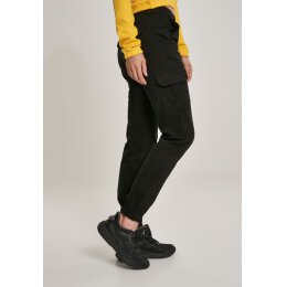 Urban Classics - TB3048 - Ladies High Waist Cargo Pants - black 28