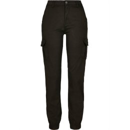 Urban Classics - TB3048 - Ladies High Waist Cargo Pants - black 30