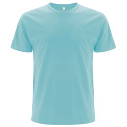Continental / Earthpositive - EP01 - ORGANIC MENS/UNISEX T-SHIRT - Turquoise Blue