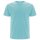 Continental / Earthpositive - EP01 - ORGANIC MENS/UNISEX T-SHIRT - Turquoise Blue