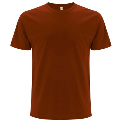 Continental / Earthpositive - EP01 - ORGANIC MENS/UNISEX T-SHIRT - Dark Orange L