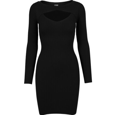 Urban Classics Ladies - TB1742 - Ladies Cut Out Dress black XS