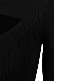 Urban Classics Ladies - TB1742 - Ladies Cut Out Dress black XS