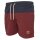 Urban Classics - TB1026 - Block Swim Short - navy/burgund S