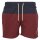 Urban Classics - TB1026 - Block Swim Short - navy/burgund XL