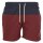 Urban Classics - TB1026 - Block Swim Short - navy/burgund 3XL