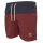 Urban Classics - TB1026 - Block Swim Short - navy/burgund 3XL