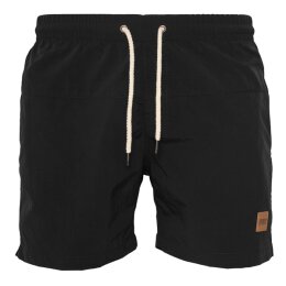 Urban Classics - TB1026 - Block Swim Short - black/black M