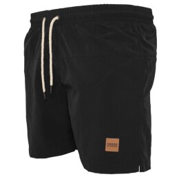 Urban Classics - TB1026 - Block Swim Short - black/black M
