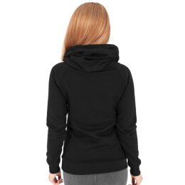 Urban Classics - TB1076 - Ladies Raglan High Neck Hoody black L