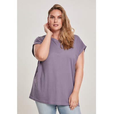 Urban Classics - TB771 - Ladies Extended Shoulder Tee - dustypurple XS