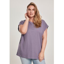 Urban Classics - TB771 - Ladies Extended Shoulder Tee - dustypurple XS