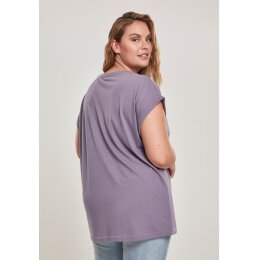 Urban Classics - TB771 - Ladies Extended Shoulder Tee - dustypurple XS