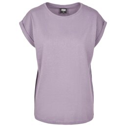 Urban Classics - TB771 - Ladies Extended Shoulder Tee - dustypurple XS
