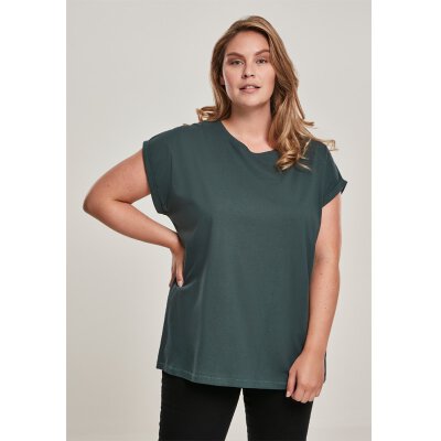 Urban Classics - TB771 - Ladies Extended Shoulder Tee - bottlegreen M