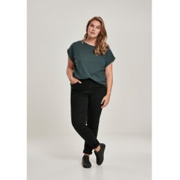 Urban Classics - TB771 - Ladies Extended Shoulder Tee - bottlegreen M