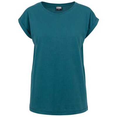 Urban Classics - TB771 - Ladies Extended Shoulder Tee - teal XS