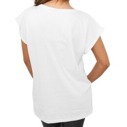 Urban Classics - TB771 - Ladies Extended Shoulder Tee - white M
