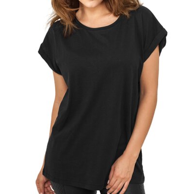 Urban Classics - TB771 - Ladies Extended Shoulder Tee - black 2XL