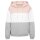 Urban Classics Ladies - TB1843 - Ladies Oversize 3-Tone Hoody light rose/white/grey XS