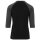 Urban Classics Men - TB366 - Contrast 3/4 Sleeve Raglan Tee blk/cha M