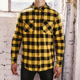 Urban Classics - TB297 Checked Shirt - black/honey M