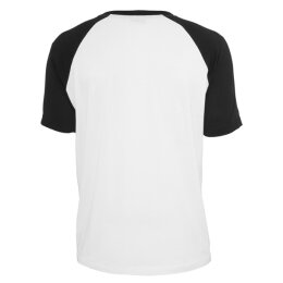 Urban Classics Men - TB639 - Raglan Contrast Tee wht/blk S