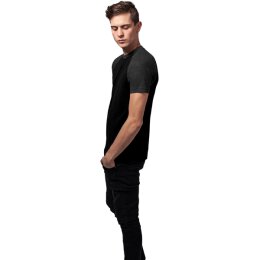 Urban Classics Men - TB639 - Raglan Contrast Tee blk/cha M