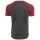 Urban Classics Men - TB639 - Raglan Contrast Tee cha/burgundy L