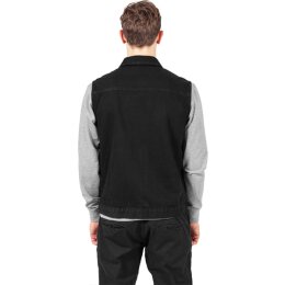 Urban Classics Men - TB514 - Denim Vest blackdark XL