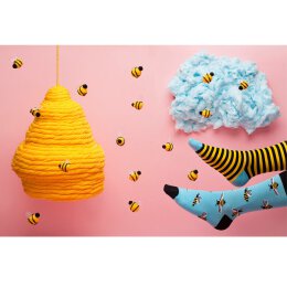 Many Mornings Socks - Bee Bee - Socken 39-42