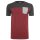 Urban Classics Men - TB969 - 3-Tone Pocket Tee burgundy/cha/gry S