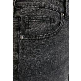 Urban Classics Ladies - TB2970 - Ladies High Waist Skinny Jeans black stone washed 26/32