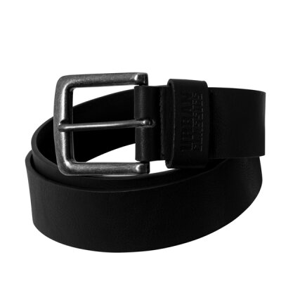 Urban Classics - TB1288 Leather Imitation / Premium Vegan Leather Belt -  Gürtel - black XL