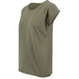 Urban Classics - TB771 - Ladies Extended Shoulder Tee - olive M