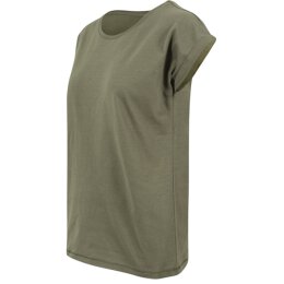Urban Classics - TB771 - Ladies Extended Shoulder Tee - olive XL