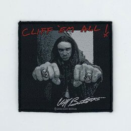 Metallica - Cliff Burton - Cliff Em All - Patch
