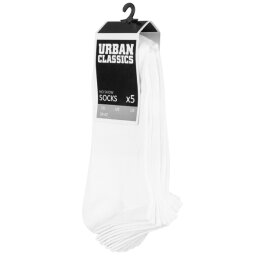 Urban Classics - TB1470 - No Show Socks 5-Pack - white