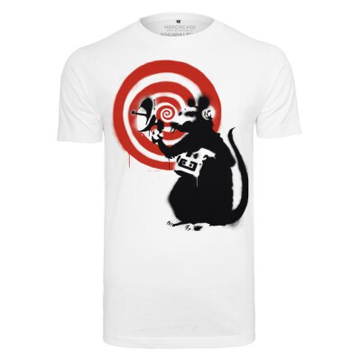 Banksy - MC093 - Spy Rat - T-Shirt - white