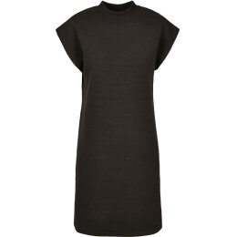 Urban Classics Ladies - TB2998 - Ladies Naps Terry Extended Shoulder Dress black S