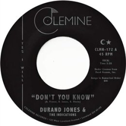 JONES, DURAND & THE INDICATIONS - DONT YOU KNOW -...