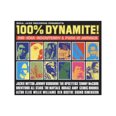SOUL JAZZ RECORDS PRESENTS/VARIOUS - 100% DYNAMITE!-SKA, SOUL, ROCKSTEADY & FUNK IN JAMAICA - LPD