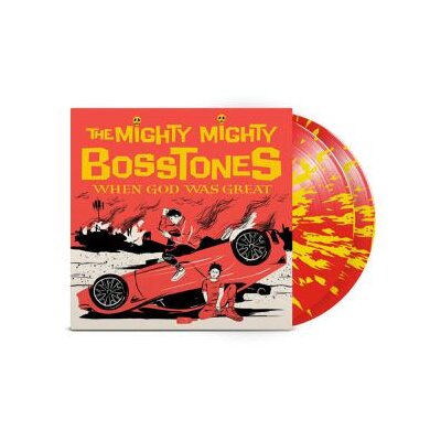 MIGHTY MIGHTY BOSSTONES, THE - WHEN GOD WAS GREAT - RED WITH YELLOW SPLATTERS VINYL - LP